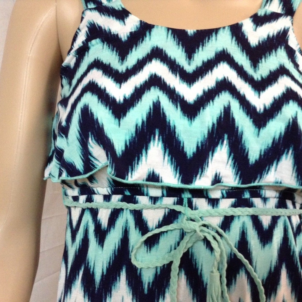 Three Pink Hearts Sun Dress Size 10 - Picture 3 of 4